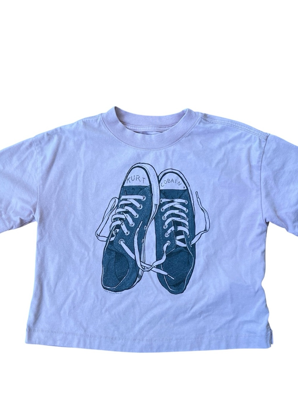 GAP Pink Tee with Navy Sneaker Illustration